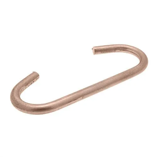 250mm Powder Coating C Hooks (Small) - 4mm Wire - 1000pk | Mild Steel