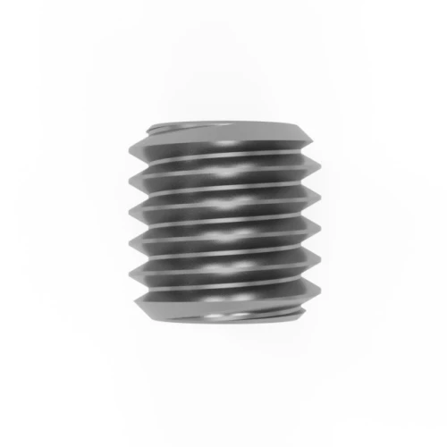 M10 x 45mm Socket Grub Screw - Flat Point (DIN 913) | A2 Stainless Steel