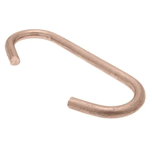 800mm Powder Coating C Hooks (Large) - 4mm Wire - 1000pk | Mild Steel