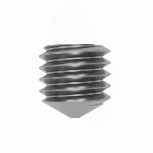 M4 x 3mm Hex Socket Grub Screw - Cone Point (DIN 914) | A2 Stainless Steel