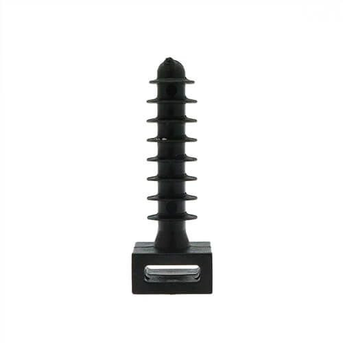 Black Cable Tie Pins - 8mm Hole Diameter (9mm Cable)