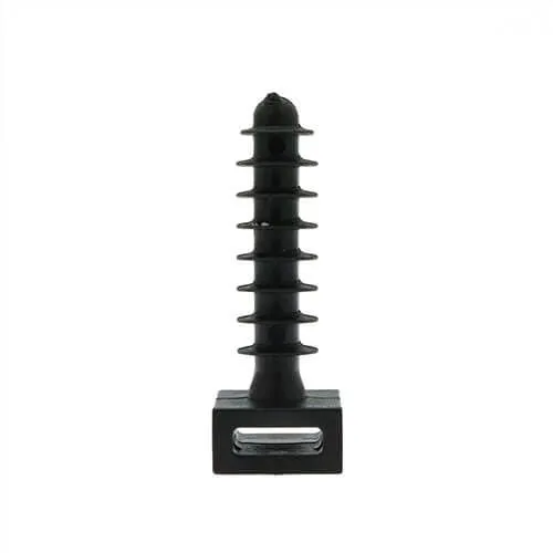 Black Cable Tie Pins - 8mm Hole Diameter (9mm Cable)
