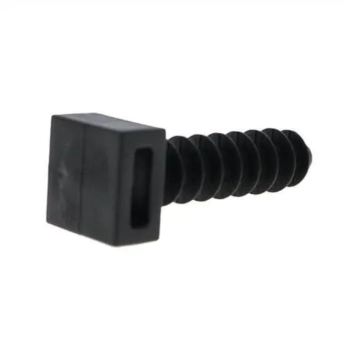 Black Cable Tie Pins - 8mm Hole Diameter (9mm Cable)