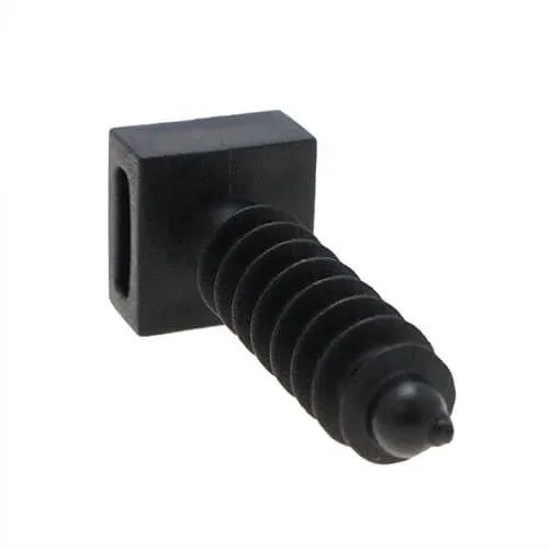 Black Cable Tie Pins - 8mm Hole Diameter (9mm Cable)