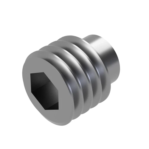 M10 x 10mm Dog Point Socket Grub Screw (DIN 915) | A2 Stainless Steel