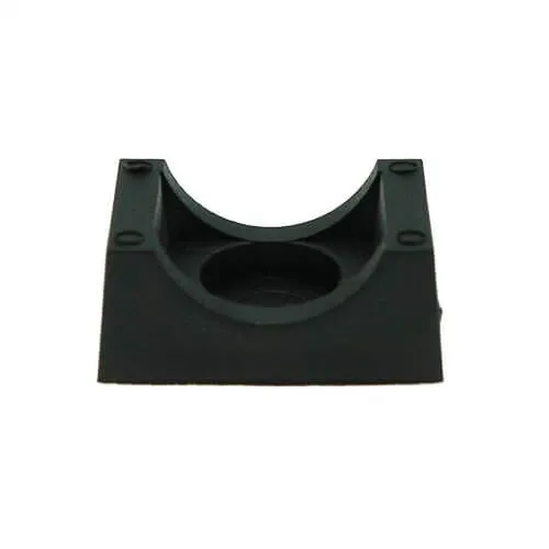 Black Saddle Cable Tie Mounts for Tubing