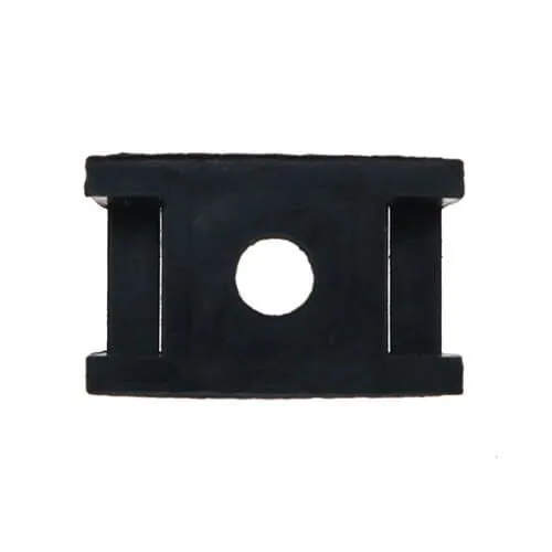 Black Saddle Cable Tie Mounts for Tubing