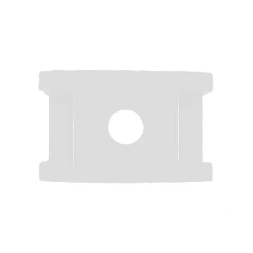 White Saddle Cable Tie Mounts for Tubing