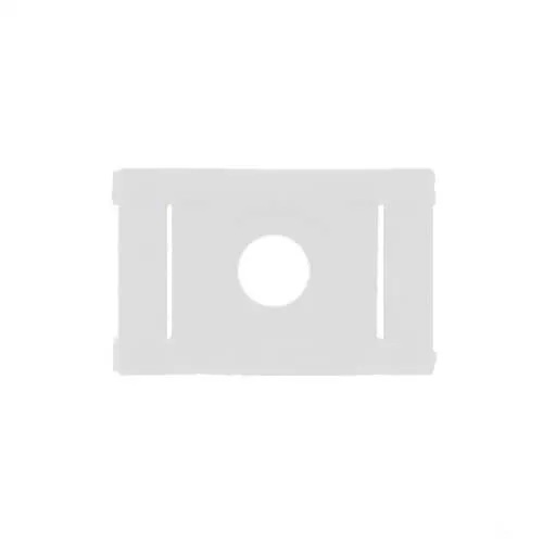 White Saddle Cable Tie Mounts for Tubing