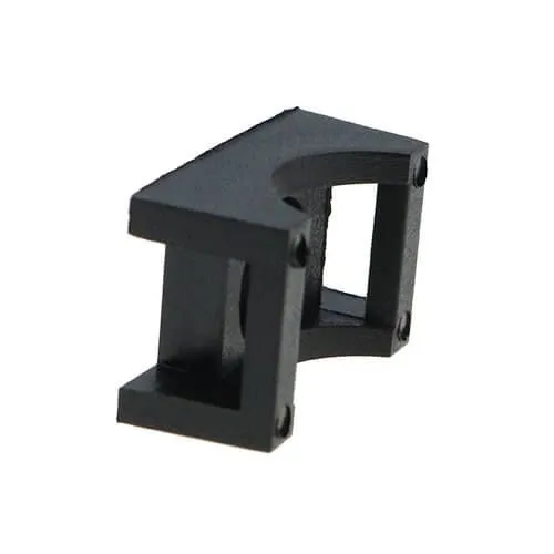 25mm Black Saddle Cable Tie Mount - M5 - 75mm Long