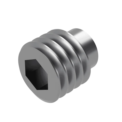 Socket Drive Grub Screw With Dog Point DIN 915 - M16 x 35mm