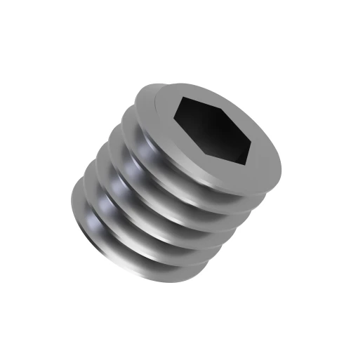 M1.6 x 10mm Socket Grub Screw Cup Point A2 