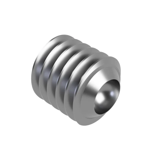 M1.6 x 10mm Socket Grub Screw Cup Point A2 