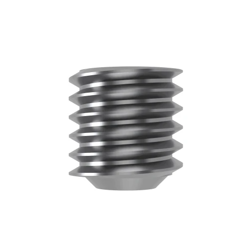 M6 x 80mm Socket Grub Screw Cup Point A4 
