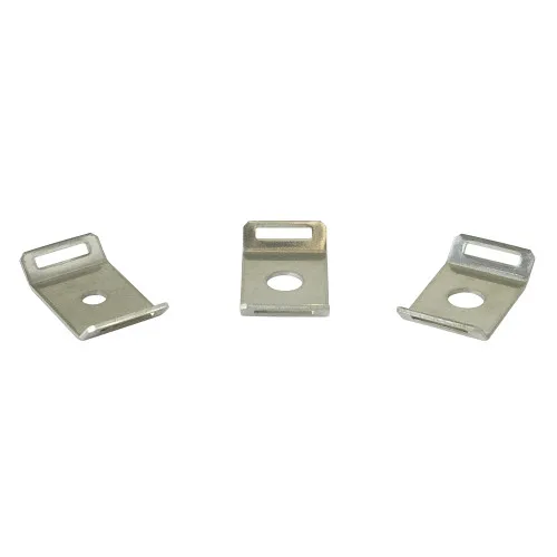 6.2mm Metal Cable Tie Mounts (10mm Max Cable) | 50pk