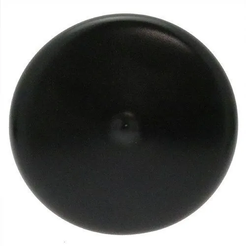 33.4mm x 12.7mm (Round) Plastic End Cap - Black | PVC