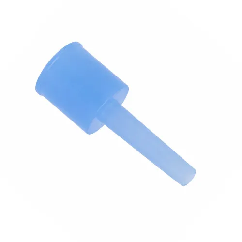 2.4-3mm Step Plug (7mm Step) 13mm Length | Light Blue Silicone