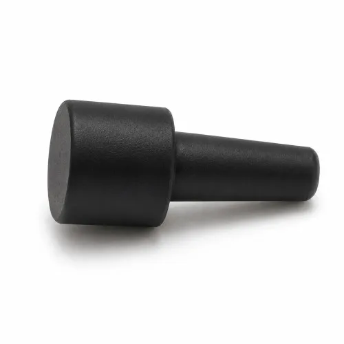 4.8-6.4mm Step Plug (10.2mm Step) 16.8mm Length | Black Silicone