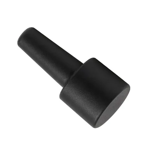 4.8-6.4mm Step Plug (10.2mm Step) 16.8mm Length | Black Silicone