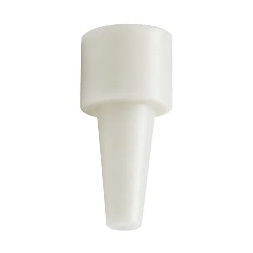 5.9-8.5mm Step Plug (9.8mm Step) 17.3mm Length | White Silicone