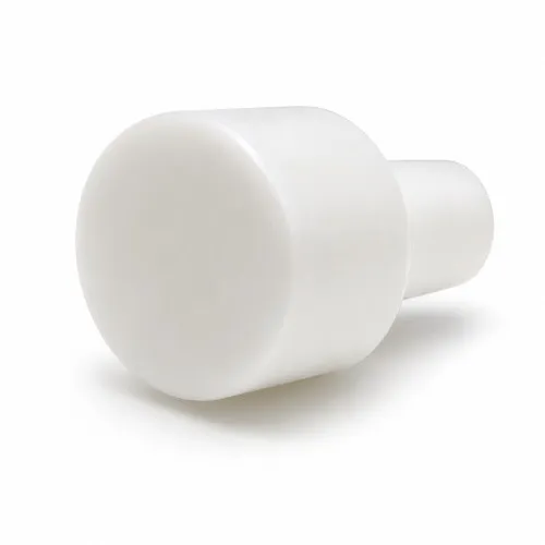 5.9-8.5mm Step Plug (9.8mm Step) 17.3mm Length | White Silicone