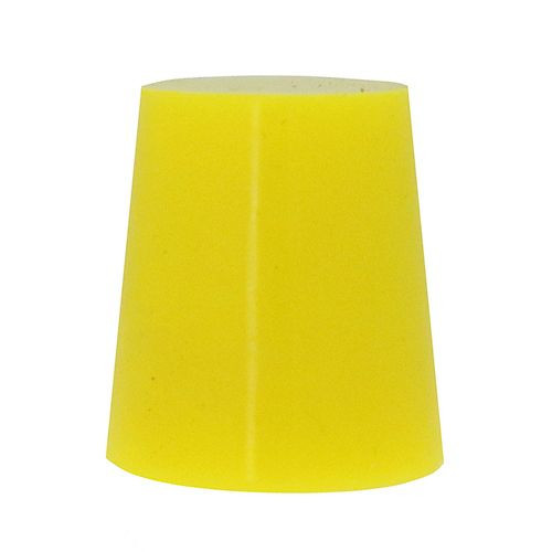 3.18mm-9.53mm Silicone Tapered Plug 31.75mm Length | Yellow