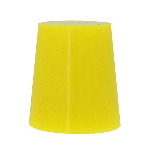 3.18mm-9.53mm Silicone Tapered Plug 31.75mm Length | Yellow
