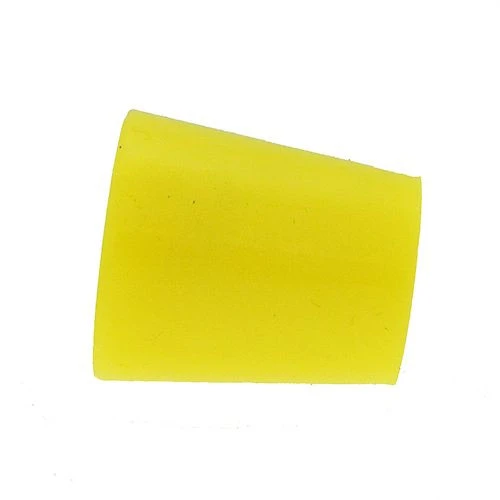 3.18mm-9.53mm Silicone Tapered Plug 31.75mm Length | Yellow