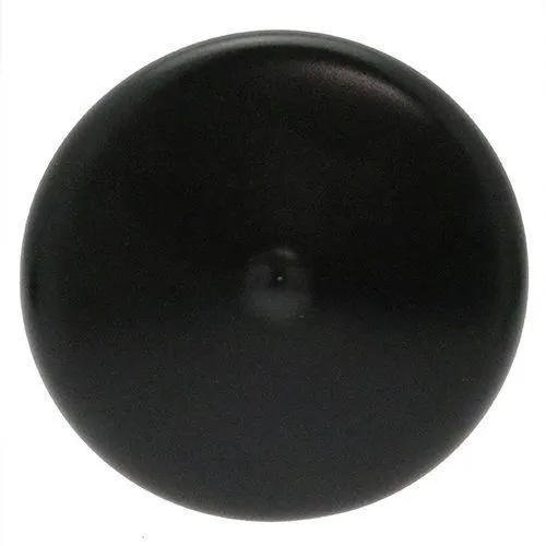 48mm x 38.1mm (Round) Plastic End Cap - Black | PVC