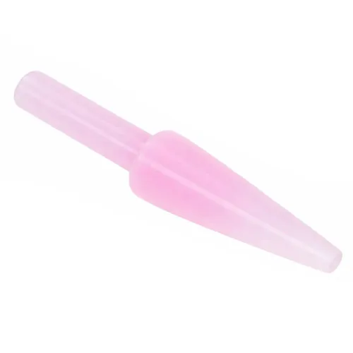 1.6-25.4mm Pink Silicone Tapered Plug (With Handle) 25.4mm Length | Silicone
