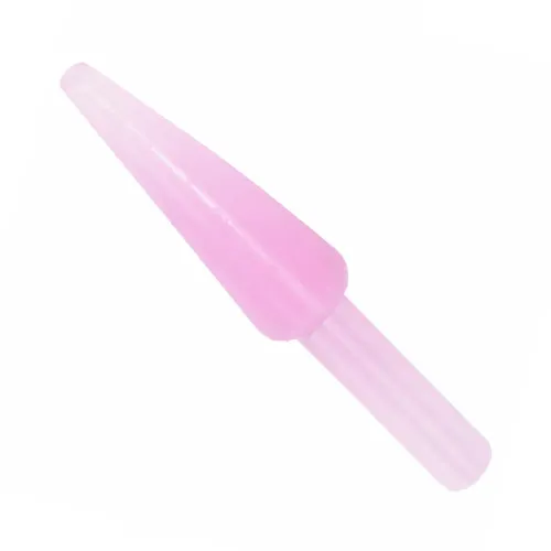 1.6-25.4mm Pink Silicone Tapered Plug (With Handle) 25.4mm Length | Silicone