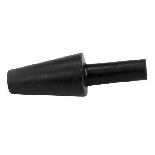3.2-31.8mm Black Silicone Tapered Plug (With Handle) 31.8mm Length | Silicone