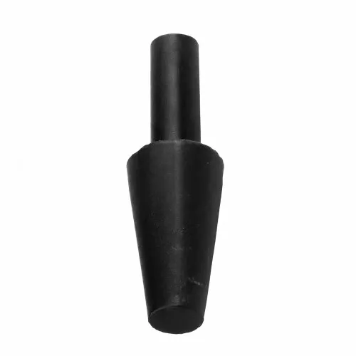 3.2-31.8mm Black Silicone Tapered Plug (With Handle) 31.8mm Length | Silicone