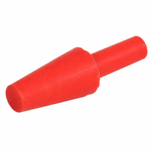 4.8-28.7mm Red Silicone Tapered Plug (With Handle) 28.7mm Length | Silicone