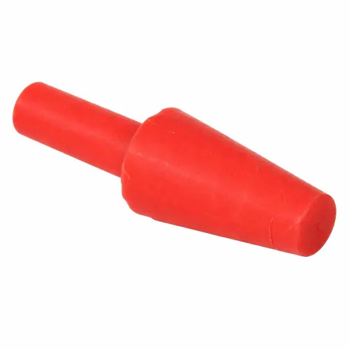4.8-28.7mm Red Silicone Tapered Plug (With Handle) 28.7mm Length | Silicone