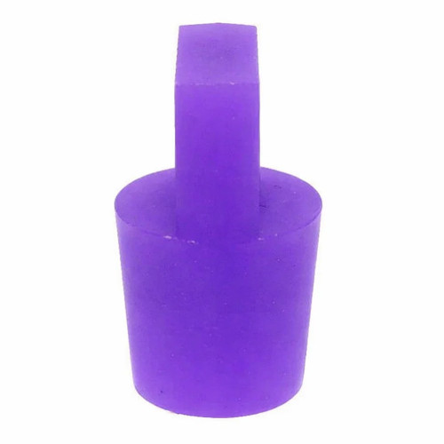 10.3-44.5mm Purple Silicone Tapered Plug (With Handle) 44.5mm Length | Silicone