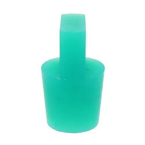 11.1-41mm Light Green Silicone Tapered Plug (With Handle) 41mm Length | Silicone
