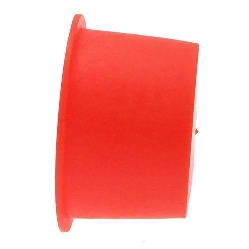 6mm-7.7mm Tapered Cap Or Plug (Reversible) 9.5mm Red LDPE