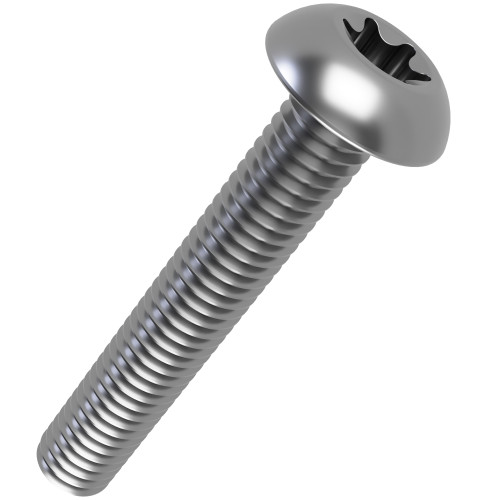 M10 x 22mm Torx Button Screw (ISO 7380-1) | Marine Grade A4 Stainless Steel