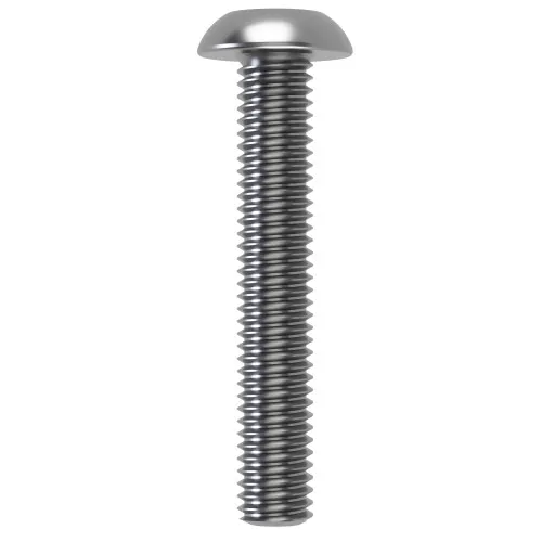M2.5 x 12mm Torx Button Screw (ISO 7380-1) | A2 Stainless Steel