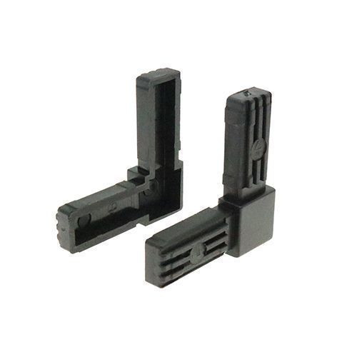 20mm Square Tube 2 Way Right Angle Connector - 37mm Length | Nylon
