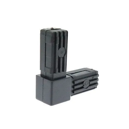 Square 2 Way Tube Connector - 25mm Outside Diameter