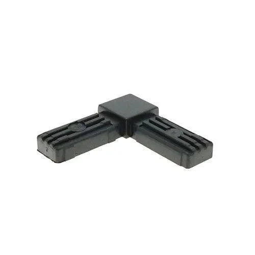 30mm Square Tube 2 Way Right Angle Connector - 47mm Length | Nylon