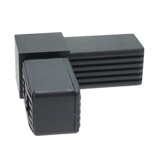 30mm Square Tube 2 Way Right Angle Connector - 48mm Length | Nylon