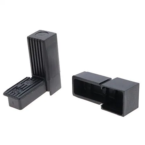 30mm Square Tube 2 Way Right Angle Connector - 48mm Length | Nylon