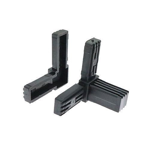 Square 3 Way Corner Tube Connector - 25mm Outside Diameter