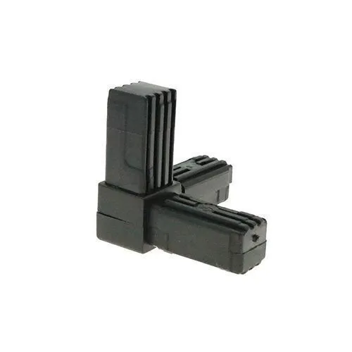 25mm Square Tube 3 Way Corner Connector - 54mm Length | Nylon