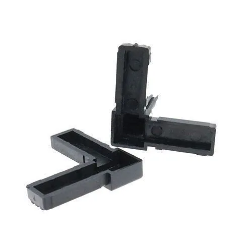 Square 3 Way Corner Tube Connector - 28.9mm Outside Diameter