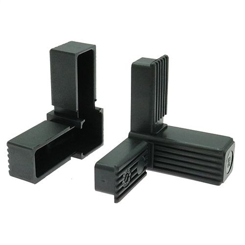 Square 3 Way Corner Tube Connector - 30mm Outside Diameter