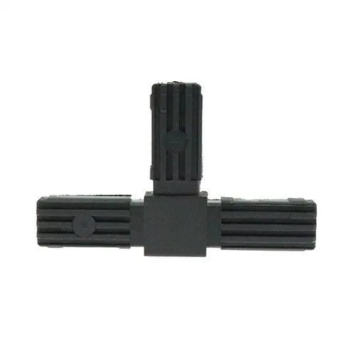 20mm Square Tube T Connector (3 Way) - 36mm Length | Nylon